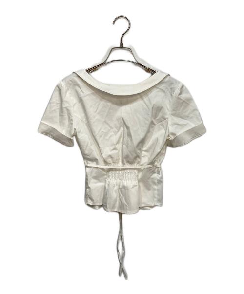 AND MARY（アンドマリー）and mary (アンドマリー) JAD PLEATS SET UP ホワイト サイズ:FREE 未使用品の古着・服飾アイテム