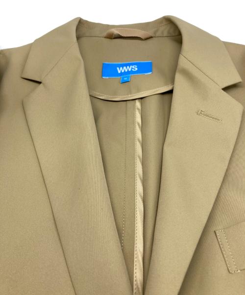 WWS（ダブリューダブリューエス）WWS (ダブリューダブリューエス) Biz セットアップスーツ ベージュ サイズ:Mの古着・服飾アイテム