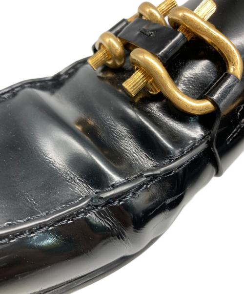 BOTTEGA VENETA（ボッテガベネタ）BOTTEGA VENETA (ボッテガベネタ) ムッシュローファー ブラック サイズ:38の古着・服飾アイテム