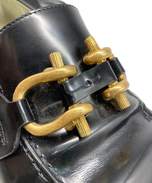 BOTTEGA VENETA（ボッテガベネタ）BOTTEGA VENETA (ボッテガベネタ) ムッシュローファー ブラック サイズ:38の古着・服飾アイテム