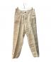 Vlas Blomme（ヴラスブラム）の古着「リネン デニムパンツ」｜ベージュ