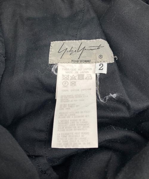 Yohji Yamamoto pour homme（ヨウジヤマモト プールオム）Yohji Yamamoto pour homme (ヨウジヤマモト プールオム) パンツ ブラック サイズ:2の古着・服飾アイテム