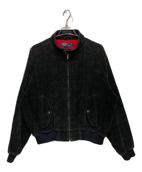 POLO RALPH LAUREN（ポロ・ラルフローレン）POLO RALPH LAUREN (ポロ・ラルフローレン) コーデュロイジャケット グリーン×ネイビー サイズ:Lの古着・服飾アイテム