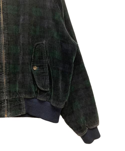 POLO RALPH LAUREN（ポロ・ラルフローレン）POLO RALPH LAUREN (ポロ・ラルフローレン) コーデュロイジャケット グリーン×ネイビー サイズ:Lの古着・服飾アイテム