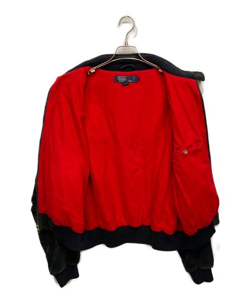 POLO RALPH LAUREN（ポロ・ラルフローレン）POLO RALPH LAUREN (ポロ・ラルフローレン) コーデュロイジャケット グリーン×ネイビー サイズ:Lの古着・服飾アイテム