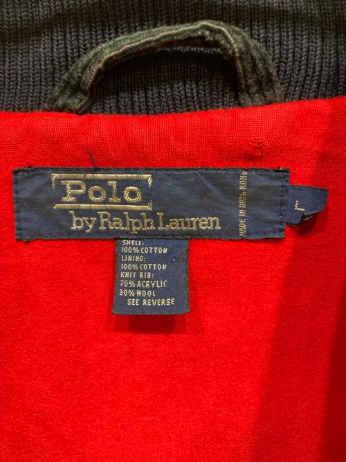 POLO RALPH LAUREN（ポロ・ラルフローレン）POLO RALPH LAUREN (ポロ・ラルフローレン) コーデュロイジャケット グリーン×ネイビー サイズ:Lの古着・服飾アイテム