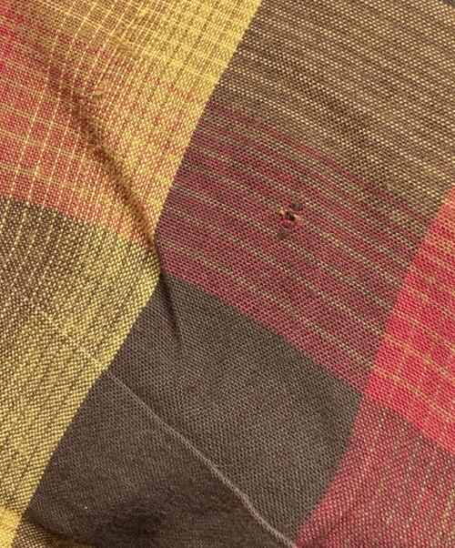 GRANELLA（グラネーロ）GRANELLA (グラネーロ) オンブレ チェックシャツ レッド×ブラウン サイズ:Mの古着・服飾アイテム