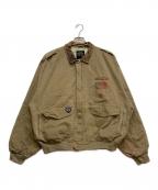 AVIREXアヴィレックス）の古着「TYPE A-2 コットン ジャケット」｜カーキ