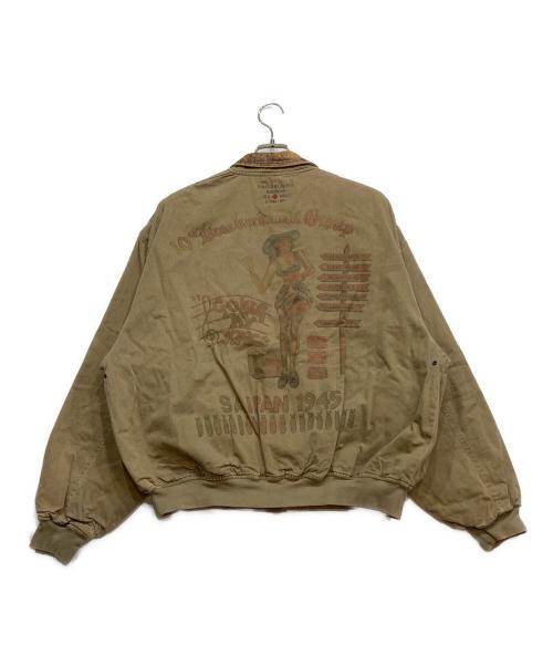 AVIREX（アヴィレックス）AVIREX (アヴィレックス) TYPE A-2 コットン ジャケット カーキ サイズ:ＸＬの古着・服飾アイテム