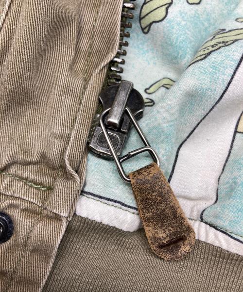 AVIREX（アヴィレックス）AVIREX (アヴィレックス) TYPE A-2 コットン ジャケット カーキ サイズ:ＸＬの古着・服飾アイテム