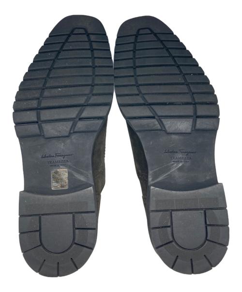 Salvatore Ferragamo（サルヴァトーレ フェラガモ）Salvatore Ferragamo (サルヴァトーレ フェラガモ) トラメッザ センターエラシューズ ブラウン サイズ: 6 1/2 3Eの古着・服飾アイテム