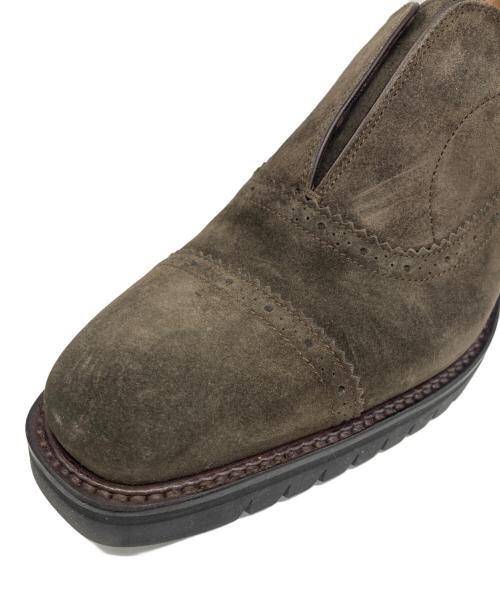 Salvatore Ferragamo（サルヴァトーレ フェラガモ）Salvatore Ferragamo (サルヴァトーレ フェラガモ) トラメッザ センターエラシューズ ブラウン サイズ: 6 1/2 3Eの古着・服飾アイテム