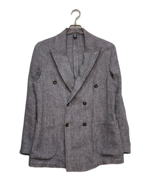 Bagutta（バグッタ）Bagutta (バグッタ) ダブル テーラードジャケット ブルー サイズ:48の古着・服飾アイテム