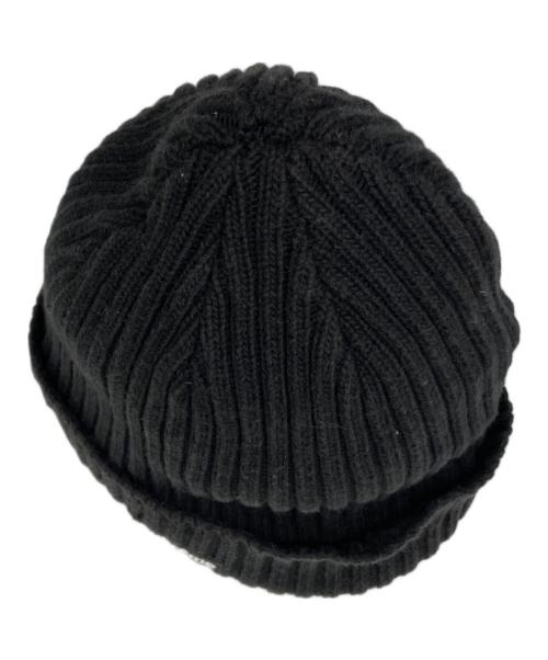 SUPREME（シュプリーム）SUPREME (シュプリーム) ニット帽 ブラックの古着・服飾アイテム