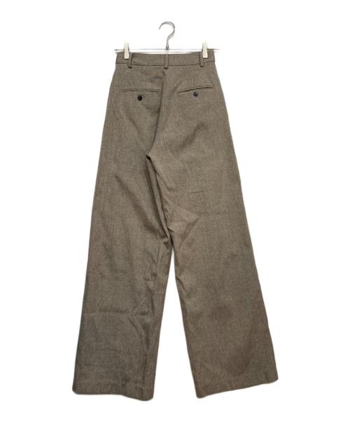 TODAYFUL（トゥデイフル）TODAYFUL (トゥデイフル) Jacquard Tuck Trousers ベージュ サイズ:36の古着・服飾アイテム