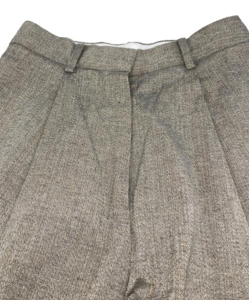 TODAYFUL（トゥデイフル）TODAYFUL (トゥデイフル) Jacquard Tuck Trousers ベージュ サイズ:36の古着・服飾アイテム