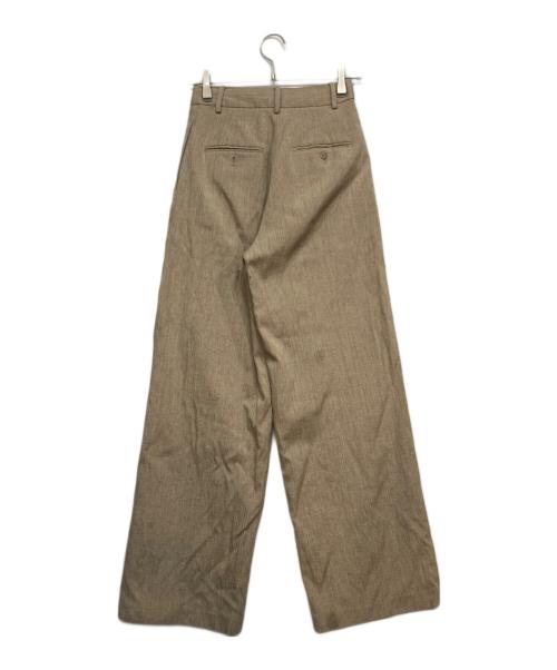 TODAYFUL（トゥデイフル）TODAYFUL (トゥデイフル) Jacquard Tuck Trousers ベージュ サイズ:Ｓの古着・服飾アイテム