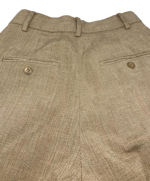 TODAYFUL（トゥデイフル）TODAYFUL (トゥデイフル) Jacquard Tuck Trousers ベージュ サイズ:Ｓの古着・服飾アイテム