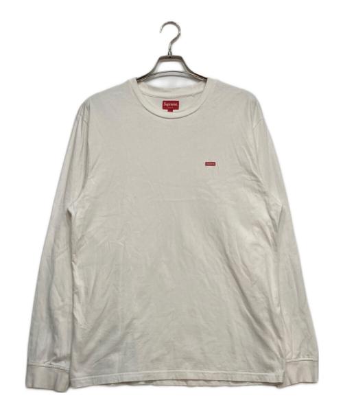 SUPREME（シュプリーム）SUPREME (シュプリーム) Small box l/s Tee ホワイト サイズ:Lの古着・服飾アイテム