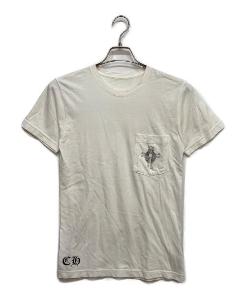 CHROME HEARTS（クロムハーツ）CHROME HEARTS (クロムハーツ) Pocket Tee ホワイト サイズ:Sの古着・服飾アイテム