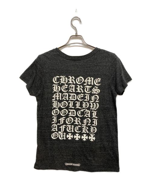 CHROME HEARTS（クロムハーツ）CHROME HEARTS (クロムハーツ) V neck Tee グレー サイズ:XXLの古着・服飾アイテム