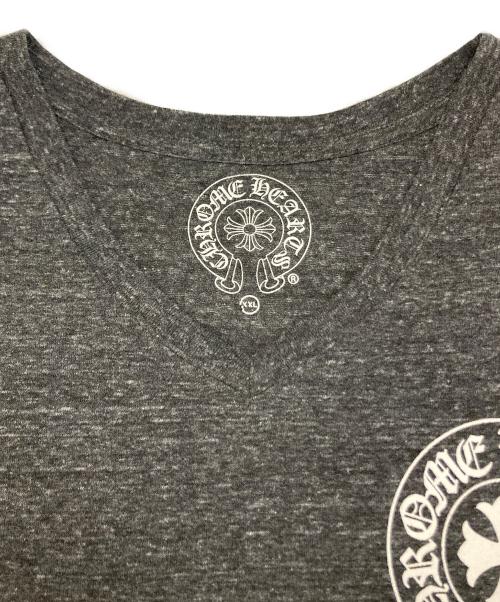 CHROME HEARTS（クロムハーツ）CHROME HEARTS (クロムハーツ) V neck Tee グレー サイズ:XXLの古着・服飾アイテム