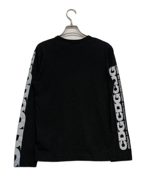 CDG（シーディージー）CDG (シーディージー) アームプリント ロングスリーブ Tシャツ ブラック サイズ:Ｓの古着・服飾アイテム