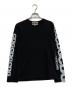 CDG（シーディージー）の古着「アームプリント ロングスリーブ Tシャツ」｜ブラック