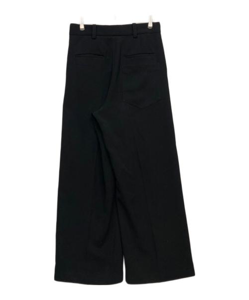 M TO R（ムウトアール）M TO R (ムウトアール) W POCKET WIDE SLACKS PANTS ブラック サイズ:42の古着・服飾アイテム