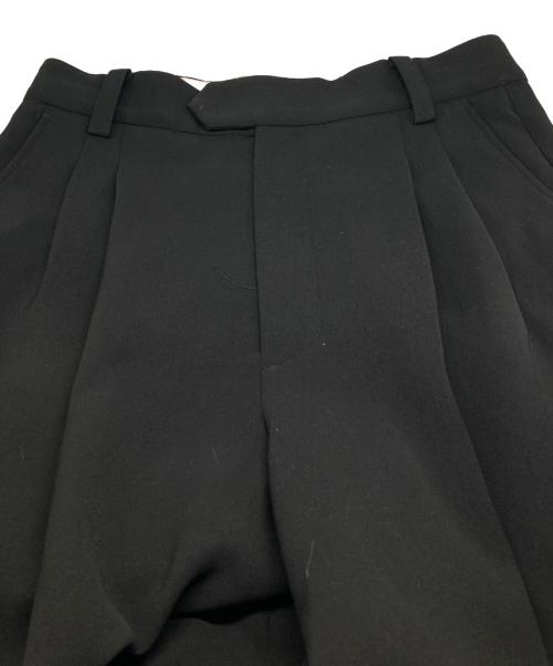 M TO R（ムウトアール）M TO R (ムウトアール) W POCKET WIDE SLACKS PANTS ブラック サイズ:42の古着・服飾アイテム