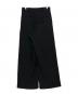 M TO R (ムウトアール) W POCKET WIDE SLACKS PANTS ブラック サイズ:42：6000円