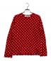 COMME des GARCONS（コムデギャルソン）の古着「Polka Dot L/S T-shirt」｜レッド