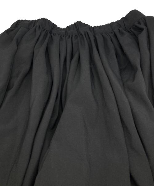 COMME des GARCONS COMME des GARCONS（コムデギャルソン コムデギャルソン）COMME des GARCONS COMME des GARCONS (コムデギャルソン コムデギャルソン) ワイド フリルパンツ ブラック サイズ:Ｓの古着・服飾アイテム