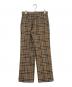 BURBERRY BLUE LABEL (バーバリー ブルー レーベル) ノバチェック ウールパンツ ベージュ サイズ:4：15000円