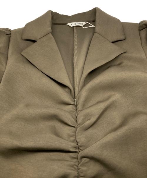 THE TOE（ザ・トゥー）THE TOE (ザ・トゥー) Wapping Onepiece オリーブ サイズ:Ｓ 未使用品の古着・服飾アイテム