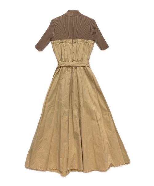 darich（ダーリッチ）darich (ダーリッチ) ドッキングトレンチワンピース ベージュ サイズ:FREEの古着・服飾アイテム