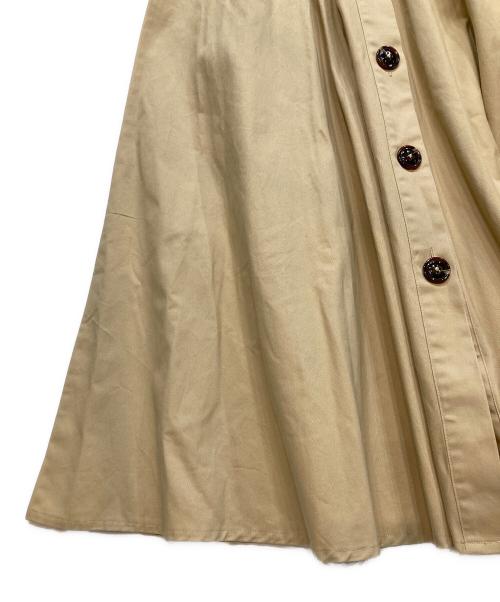 darich（ダーリッチ）darich (ダーリッチ) ドッキングトレンチワンピース ベージュ サイズ:FREEの古着・服飾アイテム