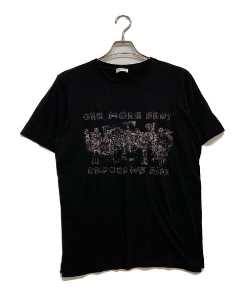 Saint Laurent Paris（サンローランパリ）Saint Laurent Paris (サンローランパリ) One More Shot Tee ブラック サイズ:Ｓの古着・服飾アイテム