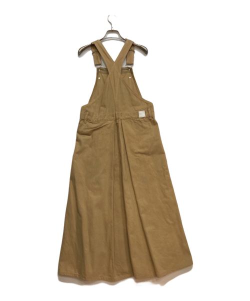 AARET（アーレット）AARET (アーレット) ZAMIA サロペットスカート ブラウン サイズ:25の古着・服飾アイテム