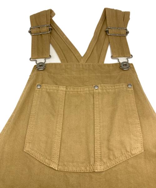 AARET（アーレット）AARET (アーレット) ZAMIA サロペットスカート ブラウン サイズ:25の古着・服飾アイテム