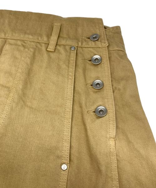 AARET（アーレット）AARET (アーレット) ZAMIA サロペットスカート ブラウン サイズ:25の古着・服飾アイテム