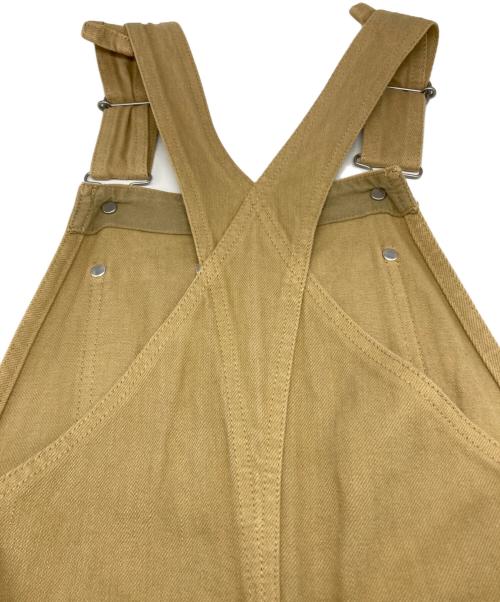 AARET（アーレット）AARET (アーレット) ZAMIA サロペットスカート ブラウン サイズ:25の古着・服飾アイテム