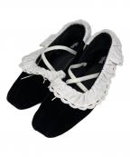 Bibiy.ビビィ）の古着「B. LACE BALLERINAS」｜ブラック