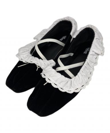 中古・古着通販】Bibiy. (ビビィ) B. LACE BALLERINAS ブラック サイズ
