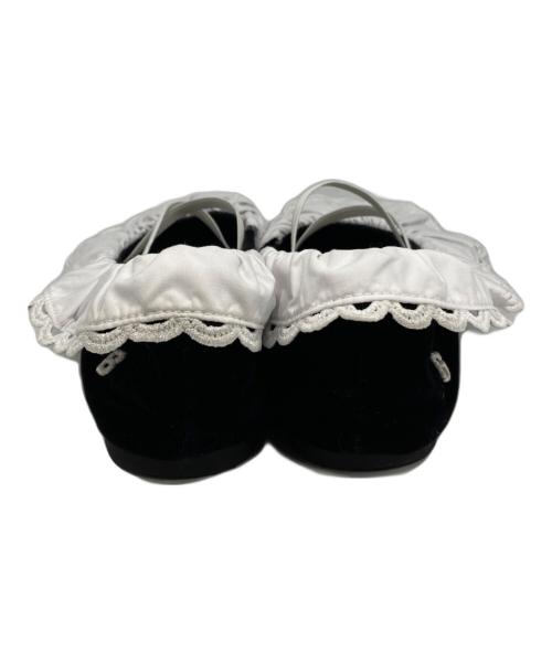 Bibiy.（ビビィ）Bibiy. (ビビィ) B. LACE BALLERINAS ブラック サイズ:XLの古着・服飾アイテム