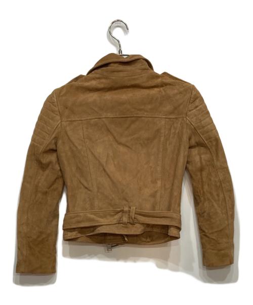 ALL SAINTS（オールセインツ）ALL SAINTS (オールセインツ) スウェードダブルライダース ベージュ サイズ:34の古着・服飾アイテム