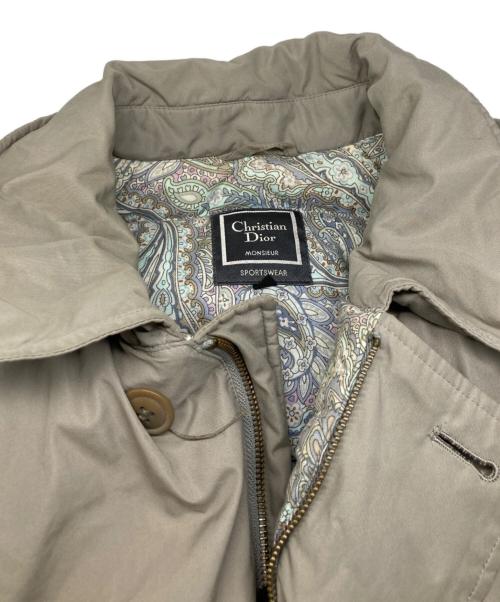 Christian Dior MONSIEUR（クリスチャンディオールムッシュ）Christian Dior MONSIEUR (クリスチャンディオールムッシュ) ダウンジャケット カーキ サイズ:Ｍの古着・服飾アイテム