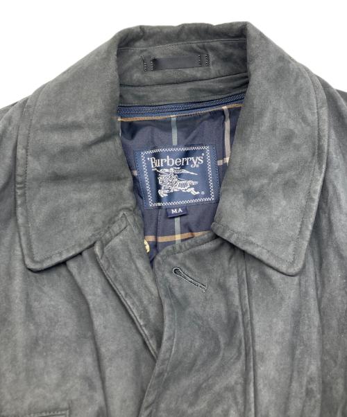 Burberry's（バーバリーズ）Burberry's (バーバリーズ) フェイクスウェードコート ブラック サイズ:Ｍの古着・服飾アイテム