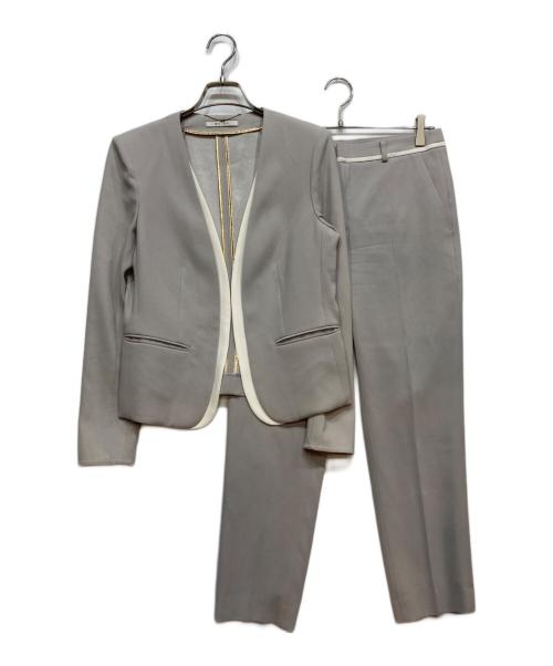 BEIGE（ベイジ）BEIGE (ベイジ) 3P CINDY ダブルカラージャケット グレー サイズ:4の古着・服飾アイテム