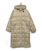FRED PERRYフレッドペリー）の古着「ロングダウンコート」｜ホワイト